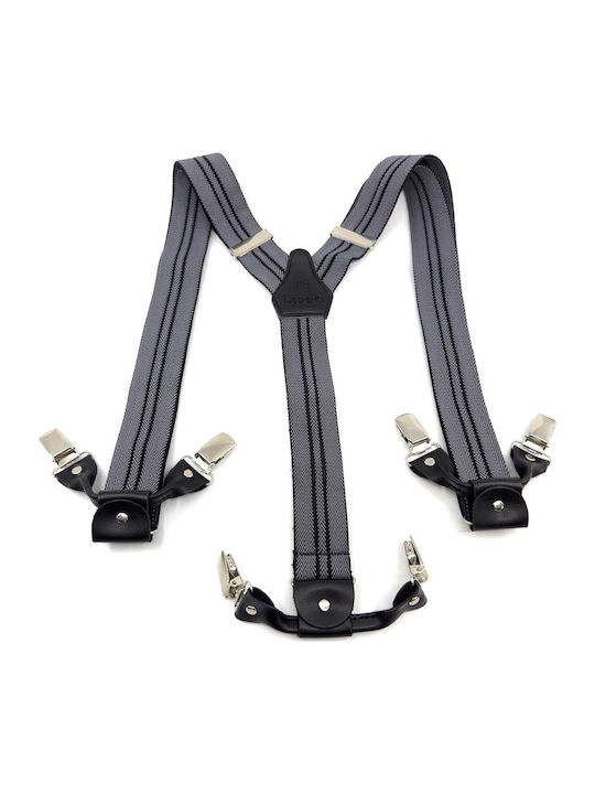 Legend Accessories Suspenders Printed Gray