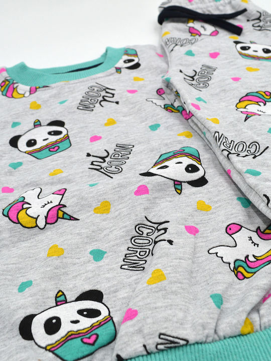 Extan Bebe Kids' Pajamas Winter Gray