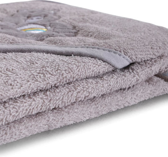 Cangaroo Baby Bath Towel-Bathrobe Hooded 76x76cm