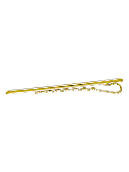 Kiriakos Gofas Gold Tie Clip Gold 14K 6x0.38cm