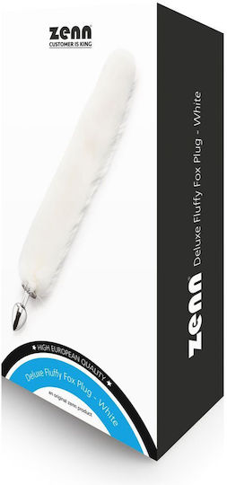 Zenn DELUXE FLUFFY FOX Dop Anal Albă