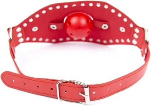 STD BDSM Maske in Rot Farbe