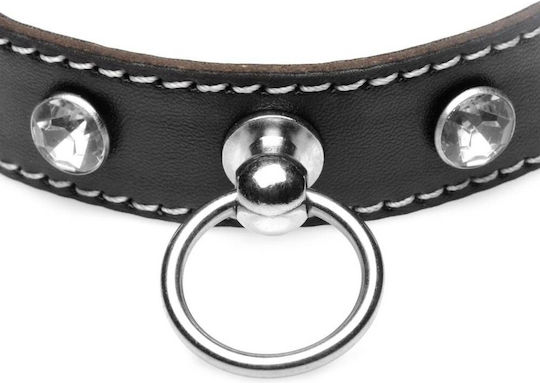 Strict Leather Collar in Black Color