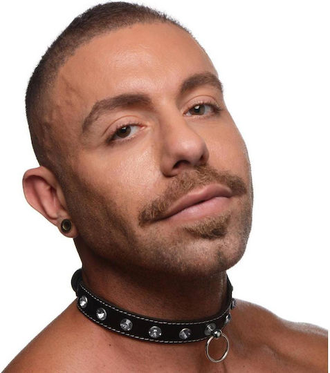 Strict Leather Collar in Black Color
