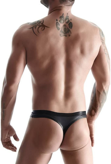 Demoniq Ανδρικό Sexy String Μαύρο