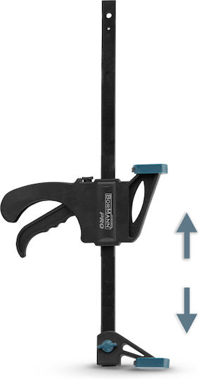 Bormann Pro 059387 Heavy Type Automatic Trigger Clamp with Maximum Opening 450mm