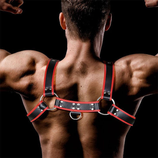 IntoYou CHEST BONDAGE Ανδρικό Harness Μαύρο