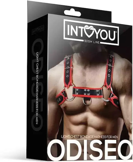 IntoYou CHEST BONDAGE Ανδρικό Harness Μαύρο