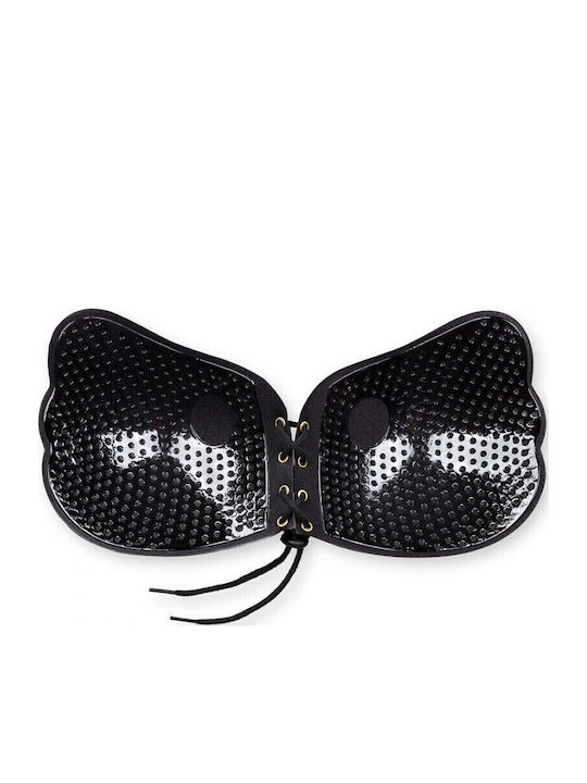 Bye Bra Autocolant Push Up Negru Sutien
