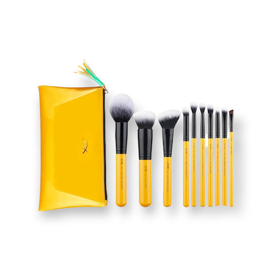 Jessup Beauty Σετ με Πινέλα Μακιγιάζ από Συνθετική Τρίχα 10τμχ