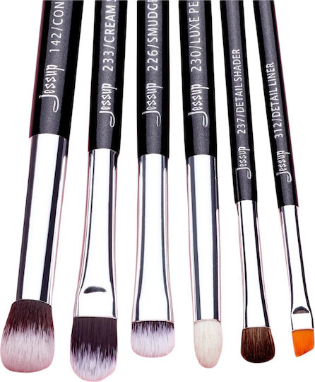 Jessup Beauty Professional Set with Makeup Brushes made of Natural Hair Brushes 15pcs