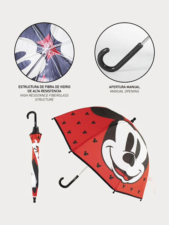 Cerda Mickey Mouse Μπαστούνι Κόκκινη 71εκ. Cerda Mickey Mouse Μπαστούνι Κόκκινη 71εκ.