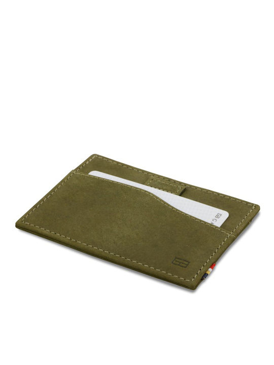 Men's Wallet Cards with RFID Green