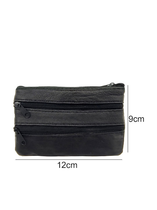 Leather Men's Wallet Cards Black