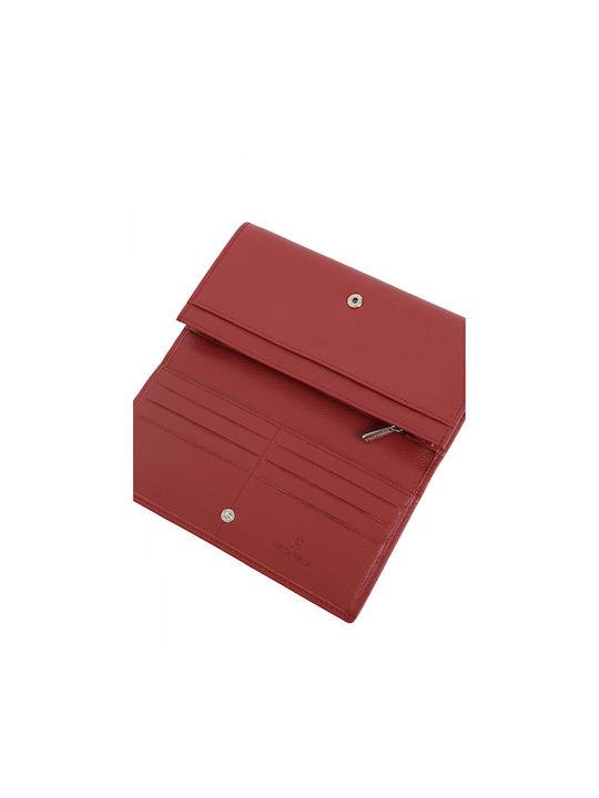 Small Leather Women's Wallet Red
