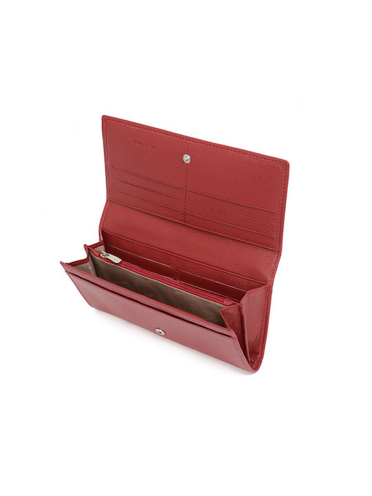 Small Leather Women's Wallet Red