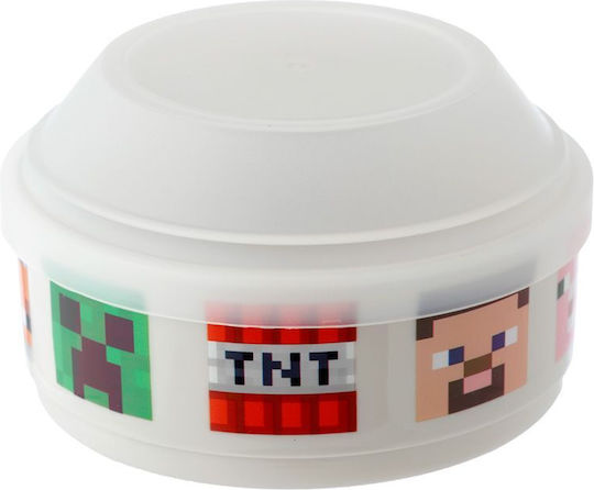 Plastic Kids' Dinner Set Minecraft Multicolour 13 x 10cm