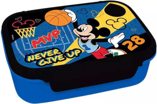 Διακάκης Πλαστικό Παιδικό Σετ Φαγητού Mickey 0.8lt Πολύχρωμο