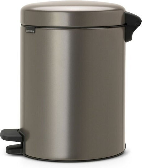 Brabantia Metalic Perie de toaletă 5lt Gri Brabantia Metalic Perie de toaletă 5lt Gri