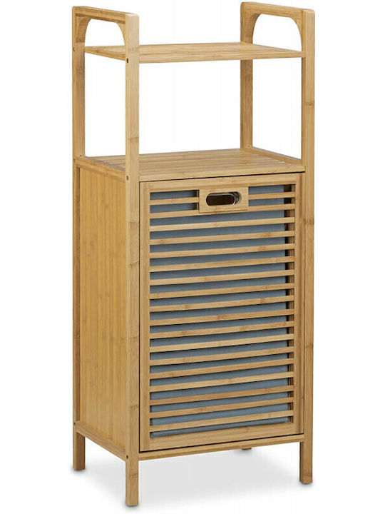 Relaxdays Laundry Basket Bamboo 25lt Brown