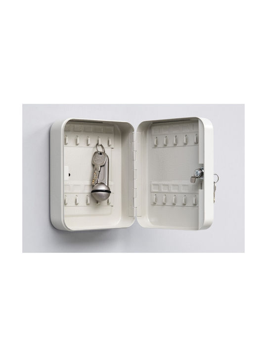 Thirard Wall Key Hook Metallic 20 Hooks With Lock 200x75cm