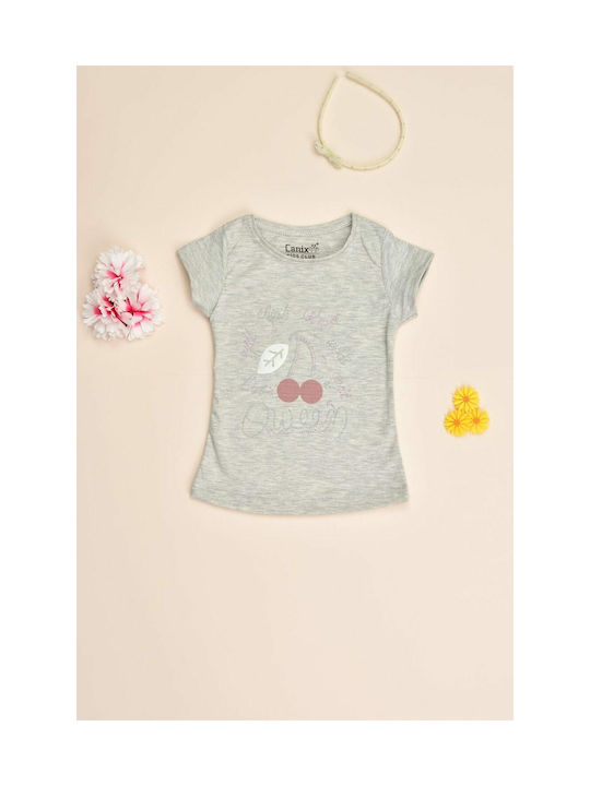 Potre Kinder-T-Shirt Gray