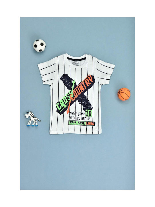 Potre Kinder-T-Shirt Weiß