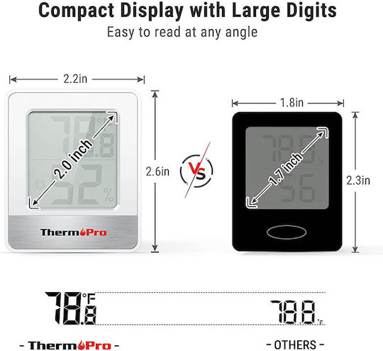 TempPro Humidity Monitor Digital Thermometer