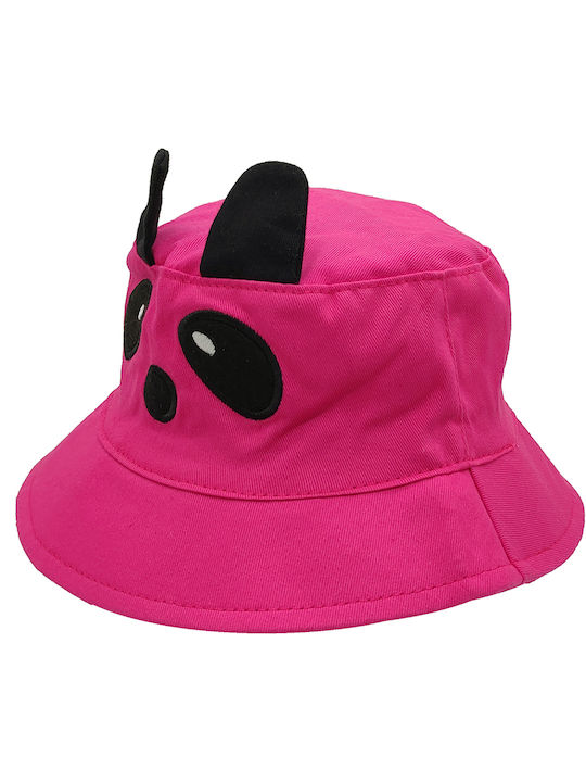 Gift-Me Παιδικό Καπέλο Bucket Υφασμάτινο Φούξια