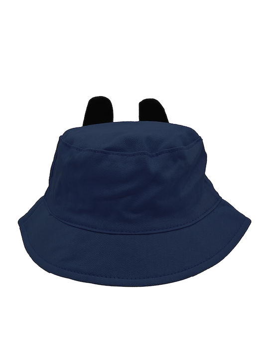 Gift-Me Kinderhut Eimer Stoff Marineblau