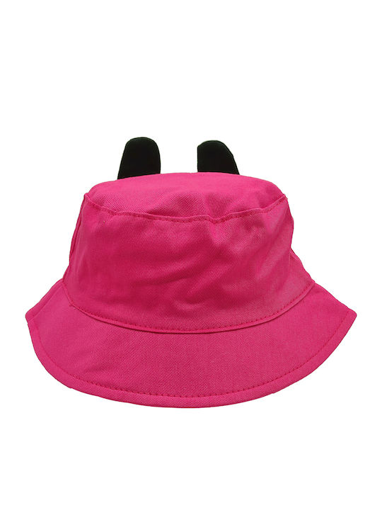 Gift-Me Kids' Hat Bucket Fabric Fuchsia