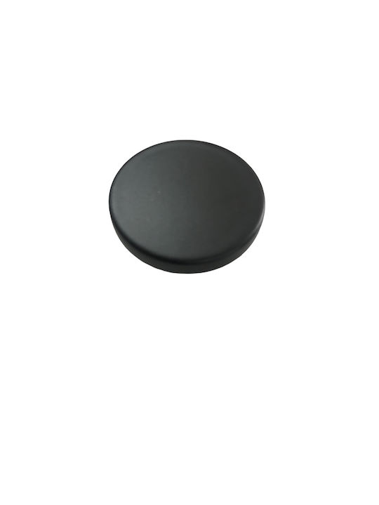 Import Hellas Knob Furniture made of Metallic in Black Color D35mm 6090 1pcs