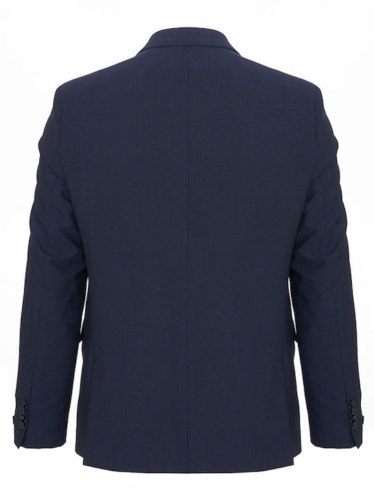 Drive Men's Suit with Vest Blue