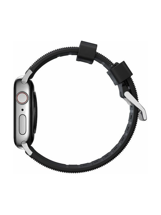 Nomad Sport Rugged Strap Каишка Силикон Черен