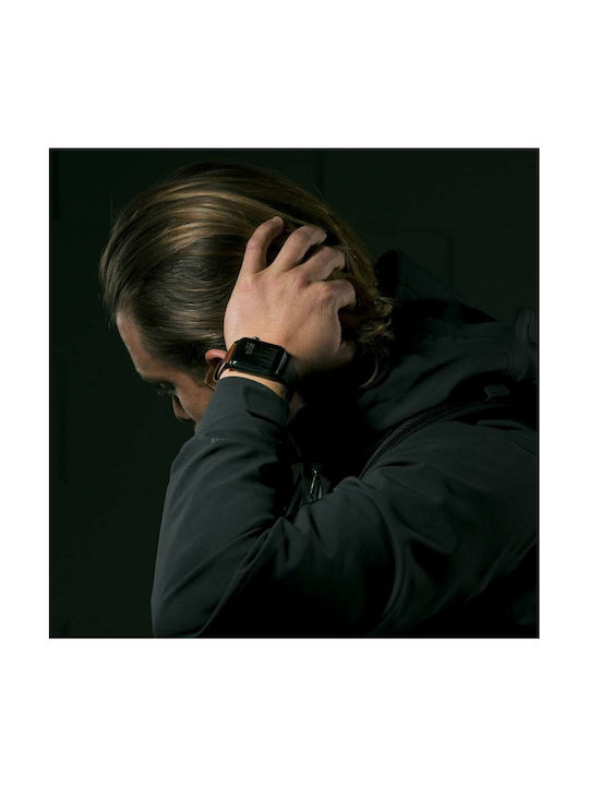 Nomad Horween Λουράκι Δερμάτινο Μαύρο (Apple Watch 38/40/41mmRealme Watch)