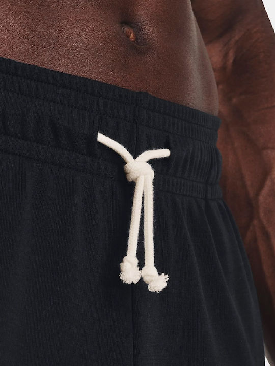 RIVAL TERRY Sweatpants with Elastic Black
