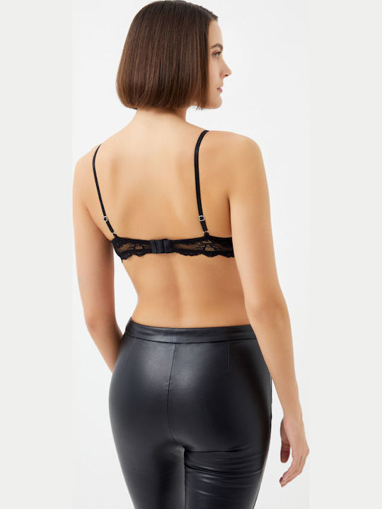 CottonHill Bralette Σουτιέν Μαύρο