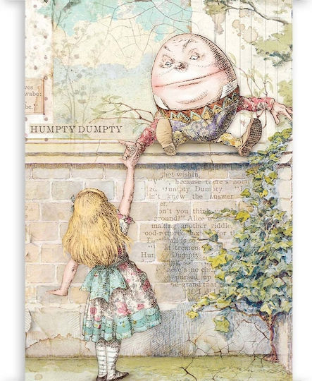 Stamperia Alice Paper Decoupage Transparent