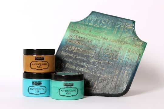 Pentart Antiquing Gel Βερνίκι Decoupage Μαύρο 150ml
