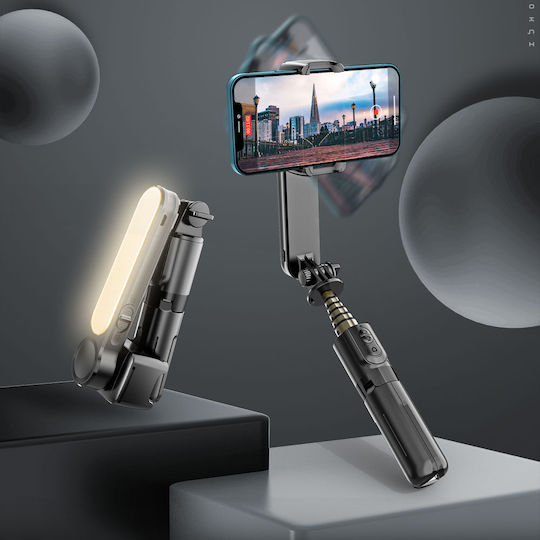 Techsuit L09 Selfie-Stick Handy-Stative Bluetooth-Schwarz