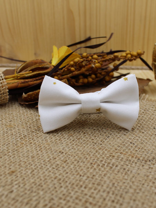 JFashion Baby Fabric Bow Tie White