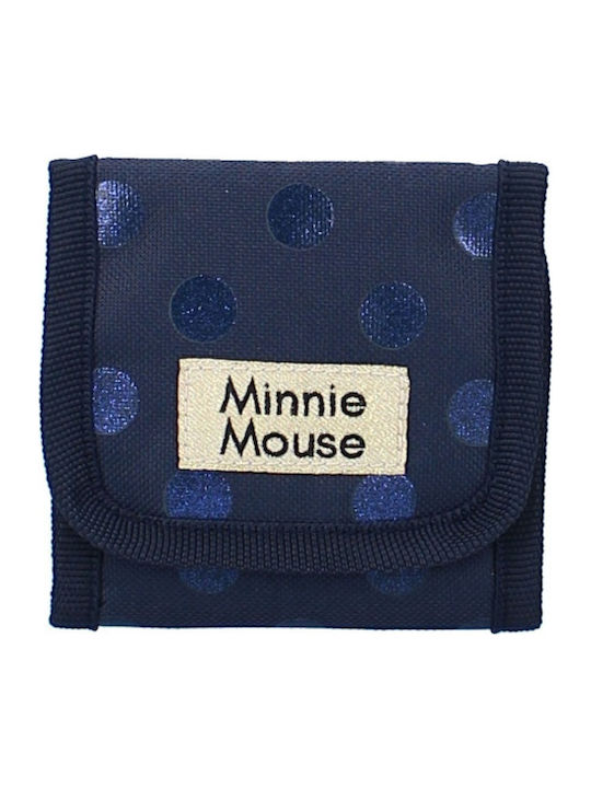 Disney Portofel pentru copii cu buzunar pentru monede cu velcro Albastru marin Disney Portofel pentru copii cu buzunar pentru monede cu velcro Albastru marin
