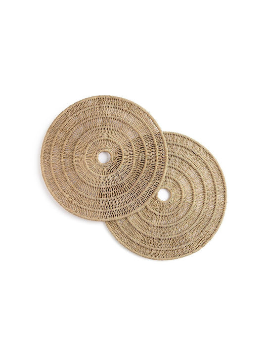 Am.Pm Σουπλά Στρογγυλό Rattan Μπεζ 40cm 2τμχ Am.Pm Σουπλά Στρογγυλό Rattan Μπεζ 40cm 2τμχ