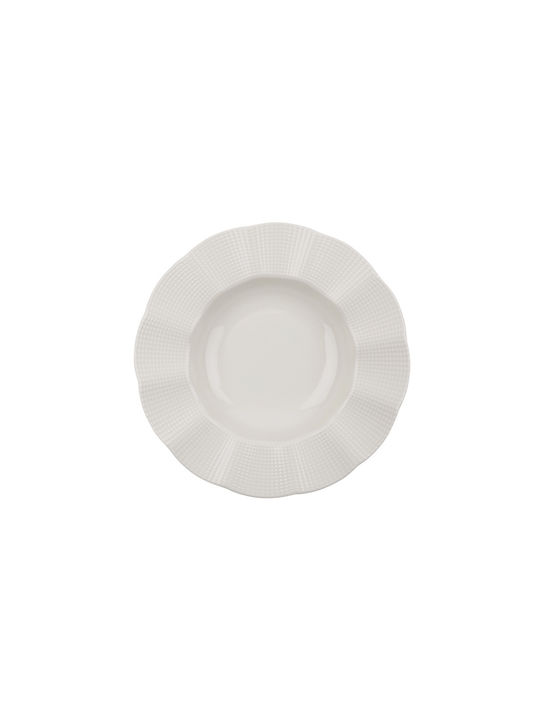 Beige Porcelain Dinnerware Set 24pcs