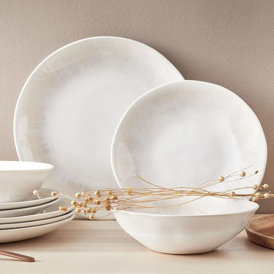 Butlers Geschirrset aus Porzellan Beige 12Stück