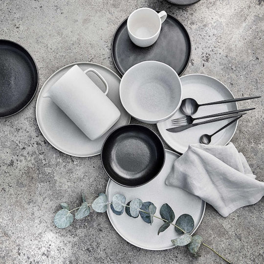 Butlers Ceramic Salad Bowl Black 28x28cm