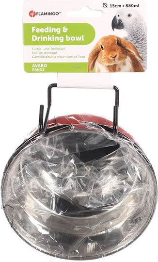 Flamingo Alimentator / Alimentator De Apă Pentru Păsări În Culoare Roșie