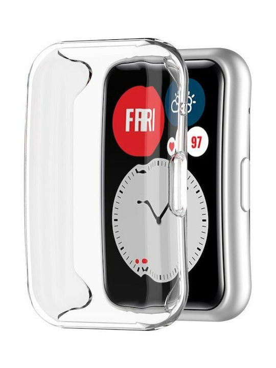 Θήκη Σιλικόνης σε Διάφανο χρώμα για το Huawei Watch Fit Θήκη Σιλικόνης σε Διάφανο χρώμα για το Huawei Watch Fit