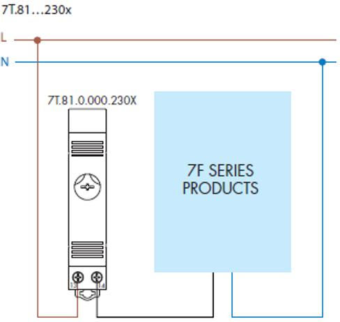 Finder Θερμοστάτης Ράγας 250V