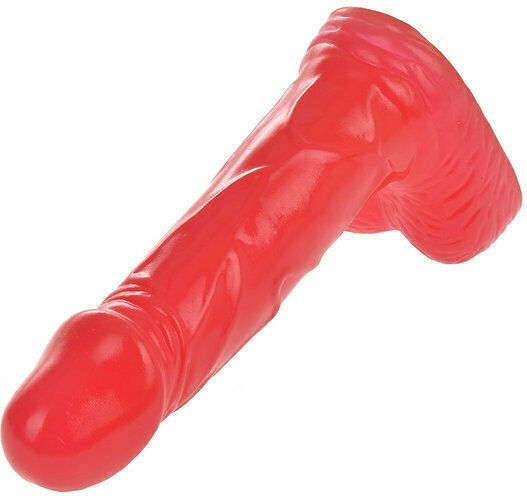 Mokko Toys Ρεαλιστικό Dildo με Όρχεις Κόκκινο 11cm